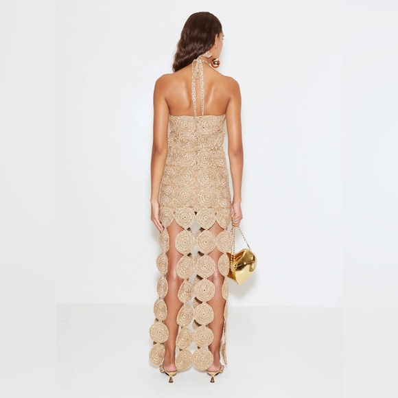 NWT Simon Miller Beep Beep Dress Star Gold XS - Picture 2 of 7